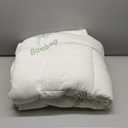 Ultra Soft Queen Size Mattress Topper - Viscose Made from Bamboo Pillow Top Mattress Pad for Back Pain Relief - Naturally Cooling for Hot Sleepers, Green