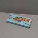 Malier New Linen Large Christmas Stocking for Dogs Cats Pets Jute Natural Burlap Dog Bone Shape Hanging Dog Christmas Stocking (Khaki Snowflake)