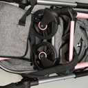 Bayer Pram Xeo Baby Doll Stroller, Convertible Doll Pram for Dolls Up to 20 inch