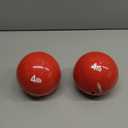 Trademark Innovations Weighted Toning Exercise Ball - Set of 2 (4lbs, Red)