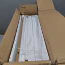 ChooChoo Side Table Living Room, Narrow End Table with Drawer and Shelf, 3-Tier Sofa End Table for Small Space, White