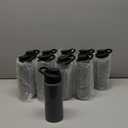 CHENGU 10 Pieces Water Bottle Bulk 20 oz Aluminum Reusable Bottles Lightweight Snap Lid Water Bottle Easy Carry Leak Proof Travel Bottles for Gym Sports Camping Hiking Fishing (Gray)