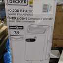 BLACK+DECKER Smart Portable Air Conditioner, 14,000 BTU for Rooms up to 700 Sq. Ft., Smart Portable AC with Follow Me Remote and Window Kit, BPACT14WT, White