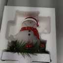 7 Inch Tall LED Snowman Stocking Holder