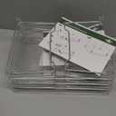 STARLATTA Acrylic Cabinet Organizer Shelf,4 Pcs Stackable Kitchen Counter Shelves, Spice Rack, Countertop Organizers, Clear Plastic Storage Organization for Makeup Bathroom, Cupboard, Desk, Pantry