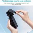 Gimbal Protective Cover for DJI Osmo Pocket 3 PC Protective Cover Flip Top Design Drop Protection Dust Resistance Scratch Resistance Shock Resistance Total Protection