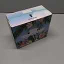 Halloween Cups 2 Pcs, 18 oz Skull Glass Cups with Lids and Straws Ghost Mug Glass Tumbler Mason Jar Iced Coffee Can, Spooky Gifts Boo Basket Stuffers Drinking Glasses Halloween Decorations