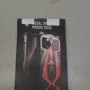 Lunivop for Samsung Galaxy S25 Ultra Case 6.9 '' Metal Hard Phone Case Cover Case para Screw with Camera Protection Heavy Duty metalicas Military Grade Black Red