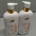 2 Pieces Dove Serum Body Wash Glow Recharge illuminates & Exfoliates skin with brightening Vitamin C Serum 18.5 Fl Oz