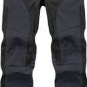 Mens Hiking Snow Pants Skiing Winter Fleece Lined Water Repellent Softshell Pants Outdoor Camping Walking Fishing (29, Grey)
