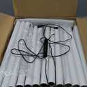 5 Tier Corner Shelf with LED Light, Touch & Remote Control, Dimmable Narrow Corner Bookshelf with 3 Color Temperature, 1-Hour Timer, Display Shelves for Living Room, Bedroom(White)