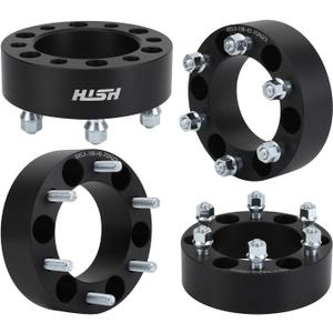 HISH 2" 6x5.5 Tacoma Wheel Spacers,6x139.7mm Wheel Spacer fit for Toyota Tundra 4Runner FJ Land Cruiser Sequoia, 50mm Forged Lug Centric Spacer 108mm Hub Bore with M12x1.5 Thread Pitch, Not Hubcentric