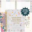 bloom daily planners 2026-2027 Academic Year Teacher Planner & Calendar - 7 Period Lesson Plan Organizer Book for Classroom or Homeschool - 9" x 11" (Interchangeable Cover) - Cool Tones