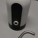 5 Gallon Electric Drinking Portable Water Dispenser, Universal USB Charging Water Bottle Pump For 2-5 Gallon With 2 Silicone (Black)