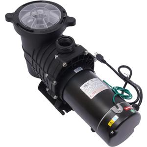 2.0HP Swimming Pool Pump, HBP1500 Electric Pool Pump Motor Filter Basket, In/Above Ground, 110-120V 60Hz Single Portability Speed Inground Basket Gallon Pool Energy Saving Pump (2HP)