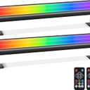 LED Stage Pixel Lights Bar,40W 108LEDs RGB+W DMX Lights Bar with Detachable Cover 2IN1 Pixel&Strobe Lighting Effects by Remote Control DMX512 Sound Activated for DJ Party Wedding Gig Club