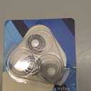 Replacement heads for electric shavers,Waterproof Replacement Blades for Mens Shaver,3-Pack