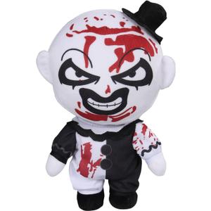 Feeriay Art Clown Plush Toy Soft Bloody Killer Art Clown Stuffed Plushie Pillow Doll for Kids Adults