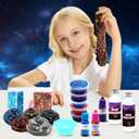 Mini Galaxy Slime Kit for Kids Ages 612, DIY Space Slime Set, Fun Cosmic Craft for Creative Play, for Boys & Girls