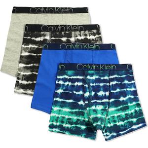 Calvin Klein Boys' Underwear Four Pack Boxer Brief 4 Value Pack XL