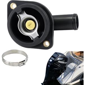 Thermostat Housing Assembly Compatible with Mercury Marine 135-300 HP Outboard Motors 892864T04 8M0174561 Sierra 18-3631 Boat Engine