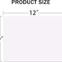 2 x Small White Board, Dry Erase LapBoards 9''x 12'' Mini White Board Double Sided Portable LapBoards for Students Teachers School Supplies (2 Boards)