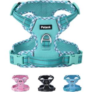 Petank Dog Harness Small Sized Dog, Puppy Harness Small Size Dog for Dog Training Walking, No Pull Dog Harness for Small Dogs, XXS Dog Harness (Green, XXS)