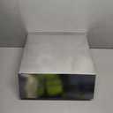 Portable Folding Magnetic Box Silver 20" x 16" x 7", Elegant Packaging for Christmas Weddings and Special Occasions with Lid