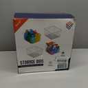 ClearSpace Clear Plastic Storage Bins – XL 4 Pack Perfect for Kitchen,Fridge, Pantry Organization, Cabinet Organizers