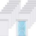 Clear Resealable Zipper Poly Bags - 300pcs, 5" x 7", Self-Lock Plastic Bags, Reclosable, 2 Mil A6 Cards Envelopes, Storage & Crafts, Candy Packaging (12 Sizes)