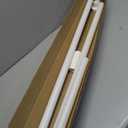 Heavy Duty Tension Curtain Rod by EZFurni, 42 to 123 Inches, Anti-Slip Spring Loaded Curtain Rods No Drilling, Apartment Renter Friendly Tension Rods for Windows, Bathroom, Patio, Room Divider, White