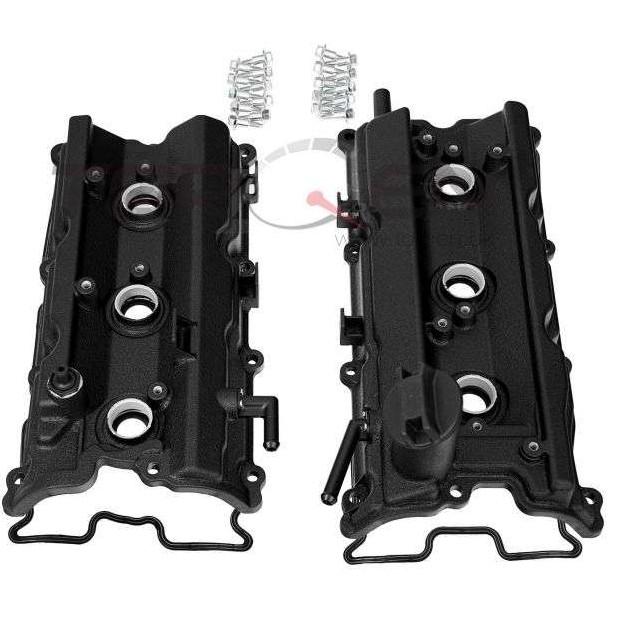 VQ37VHR Aluminum Valve Covers with Gasket Compatible with 2009-2020 Nissan 370Z 3.7L 2008-2013 Infiniti G37 3.7L Replace# 13264-EY01E 13264-EY01C