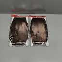 PartyWoo Foil Curtain 2 pcs, 3.3x6.6 ft Metallic Brown Tinsel, Foil Fringe Curtains, Birthday Decorations, Party, Wedding Backdrop