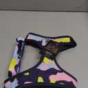 Juicy Couture Colorful Camo Dog Harness and Leash Set  Adjustable Puppy Harness with Puppy Leash & Mesh Padding Dog Harness, Medium