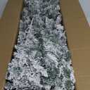 JMFFL 6ft White Artificial Christmas Tree, Christmas Pine Tree for Home Party Christmas Decorations with 600 Branches and Two-Color Decorative Flowers Decorative Balls