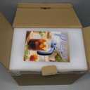 Mason Jar Pitcher With Stainless Steel Filter 64 OZ 2 Pack Wide Mouth Cold Brew Coffee Maker 2 Quart Glass water pitcher with lid Half Gallon Cold hot Tea maker For Lemonade Milk Juice Refrigerator