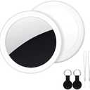 Air Tracker Tag 2 Pack [Apple MFi Certified] with Find My(iOS Only), Key Finder with No App Needed, Waterproof, 365-Day Standby, Wallet Key Bag Luggage Tracker