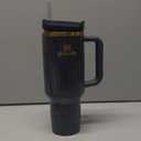 STANLEY Quencher H2.0 Tumbler with Handle and Straw 40 oz | Flowstate 3-Position Lid | Cup Holder Compatible for Travel | Insulated Stainless Steel Cup | BPA-Free | Fluted Twilight