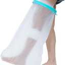 CIVJET Cast Covers for Shower Leg, Waterproof Cast Cover for Showering, Cast Protector for Shower Leg Adult, Shower Boots for Foot After Surgery, Knee, Ankle, Foot (Diameter - 9.8") Extra Large