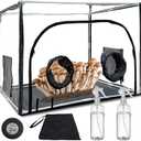 Large Mushroom Growing Room Kit, Still Air Box High-Visibility Tear-Resistant Wrinkle Resistant Mycology Mushroom Grow Tent, Fume Hood Propagation Breeding Stations for Mushroom Spores Substrate