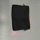 Joyway Travel Makeup Bag, Large Capacity Cosmetic Bags for Women, Waterproof Portable Pouch Open Flat Toiletry Bag Make up Organizer with Divider, Can be fitted with suspenders(Black)