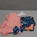 PATPAT Toddler Kids Girls 2Pcs Clothes Set Bowknot Design Ruffle Hem Long Sleeve Top and Floral Print Pant Outfits Size 4-5