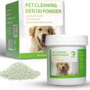 Dog Dental Powder, Dental Care for Dog Teeth Breath Freshener, Plaque & Bad Breath Off Powder Dog - Helps Dental Health for Small, Medium and Large Dog, 80g