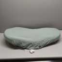 Blissful Diary Muslin Baby Changing Pad with Waterproof Lining Foam, Diaper Changing Table Pad with Cover for Dressers (Roman Green, Avocado)
