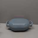 VORRINGARD Enameled Cast Iron Sourdough Bread Oven, Dutch Oven, Loaf Cast Iron Bread Pan for Homemade Bread Baking, Meatloaf Pan with Lid, 5QT, Sea Salt
