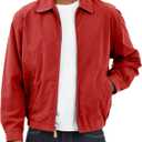 London Fog Men's Auburn Zip-Front Golf Jacket (Regular & Big-Tall Sizes) (X-Large, Chili)