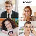 DOOViC 4 Pack Reading Glasses for Women Men Blue Light Blocking Reading Glasses TR90 Flexible Lightweight Readers +3.5