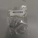 Parcelona French Effortless Mini Clear Pack of 2 Celluloid Clips for Thick Hair Ponytail Holder Banana Hair Clips for Women