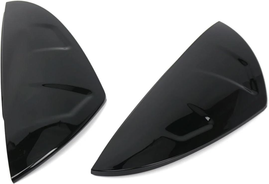 2Pcs Side Car Rearview Mirror Caps for Lexus ES is LS LC RC RCF UX LHD Is300 F-Sport 2018-2023 Mirror Cover (Glossy Black)