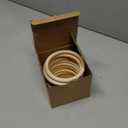 4inch/100mm Wooden Rings for Craft, 10Pcs Unfinished Wood Rings, Wooden Rings for Macrame Craft, Pendant Connectors, DIY Craft Supplies